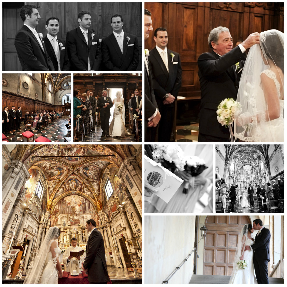 Wedding in Florence Monastery Church