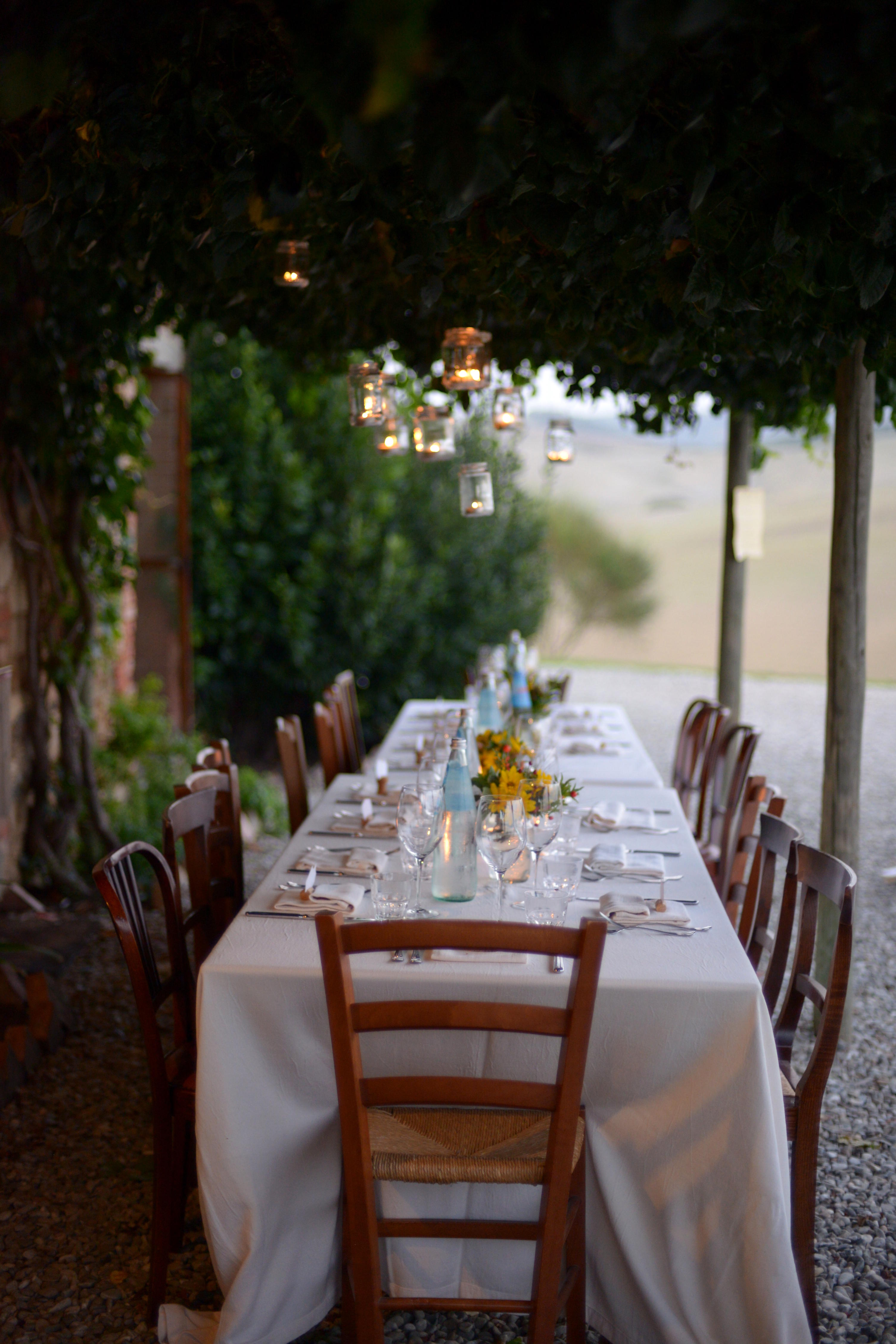 Wedding Dinner in rustic farm in Tuscany