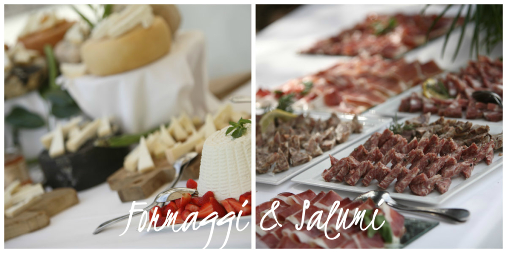 Tuscan cheese and ham buffet 