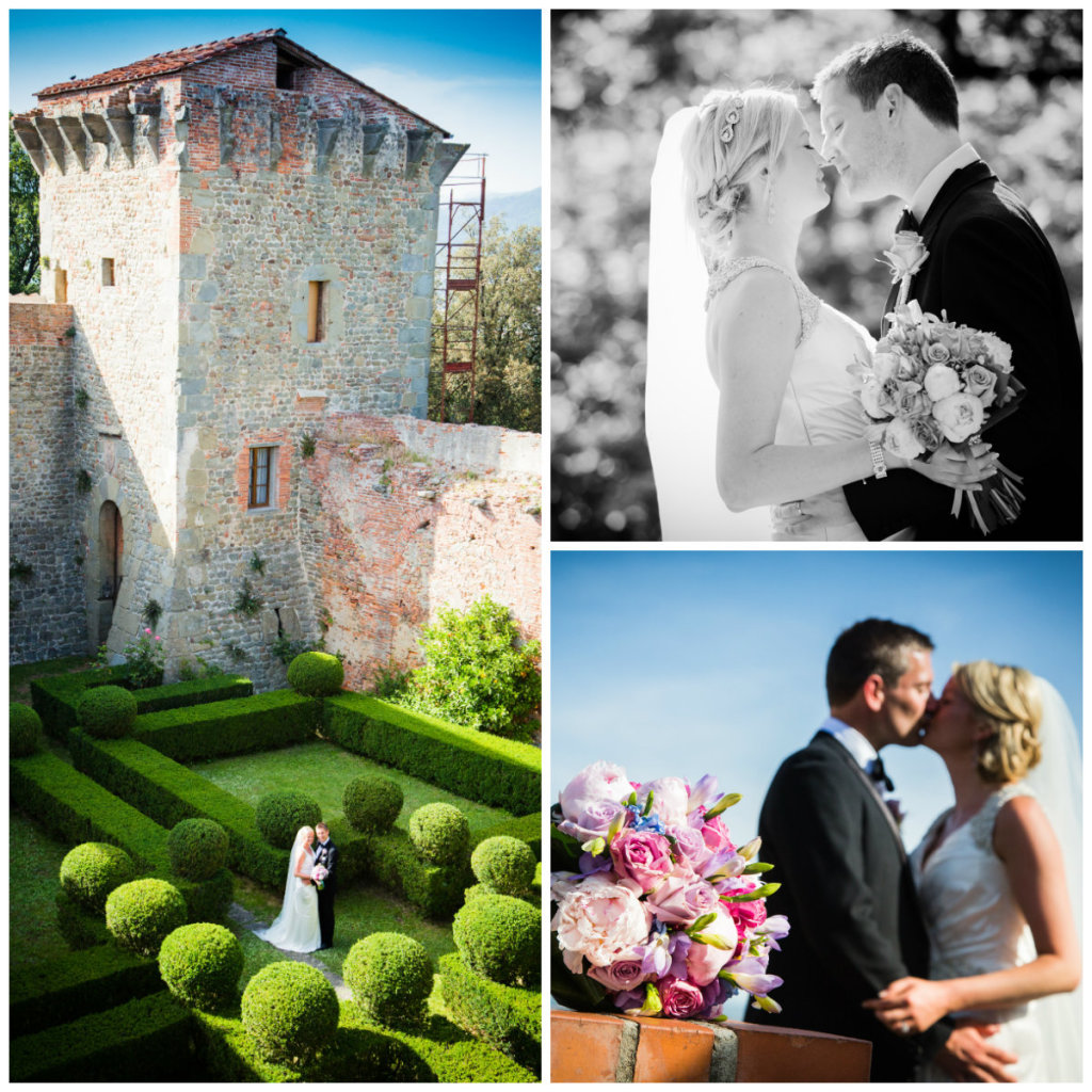 Bright summer wedding in Lucca