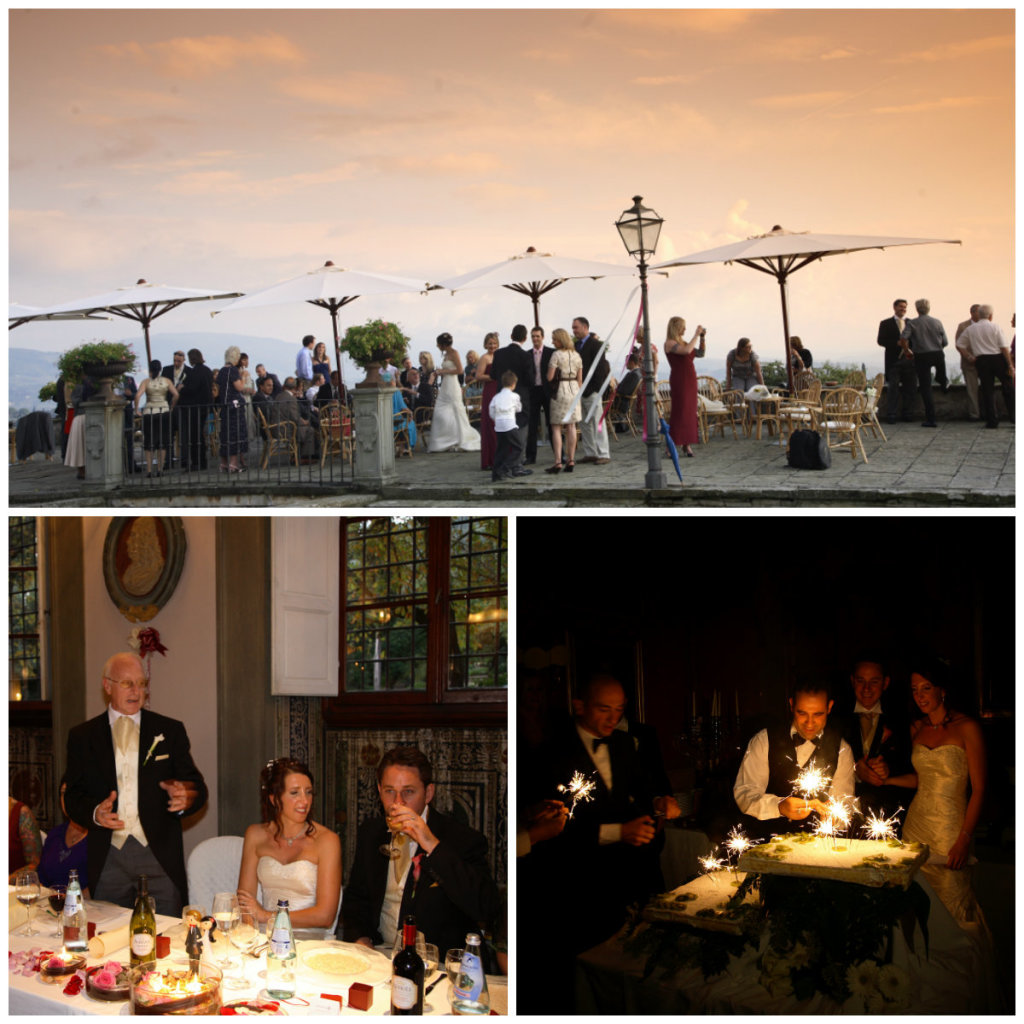 Wedding meal in Florence