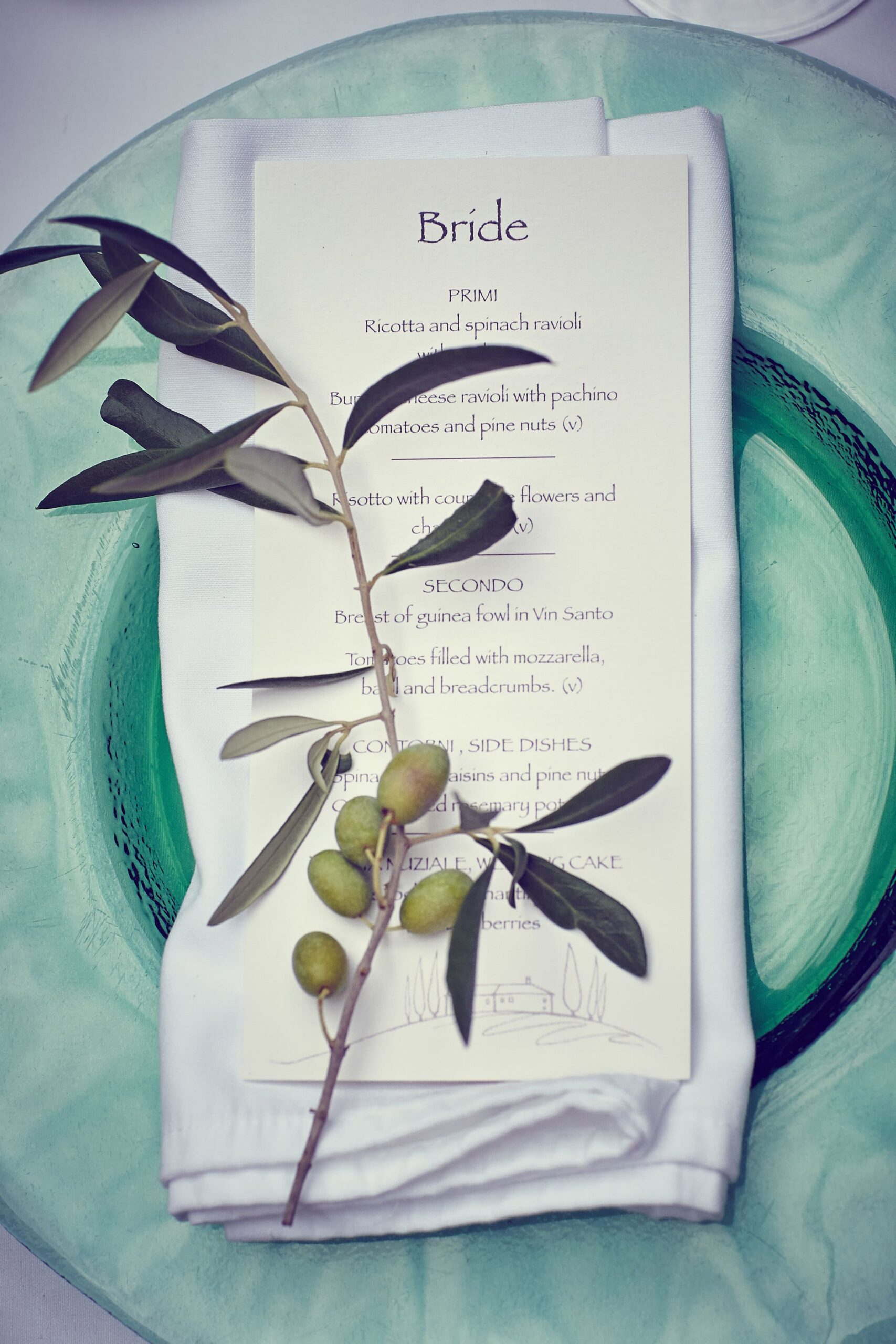 Brides table