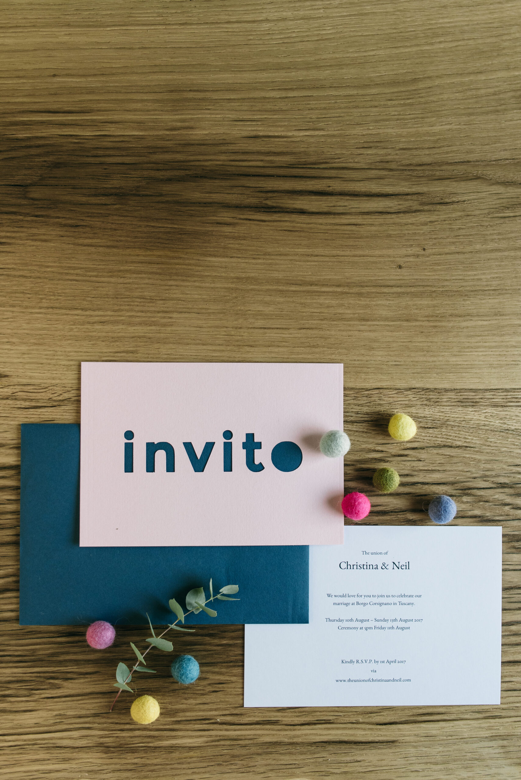 C&N Wedding details