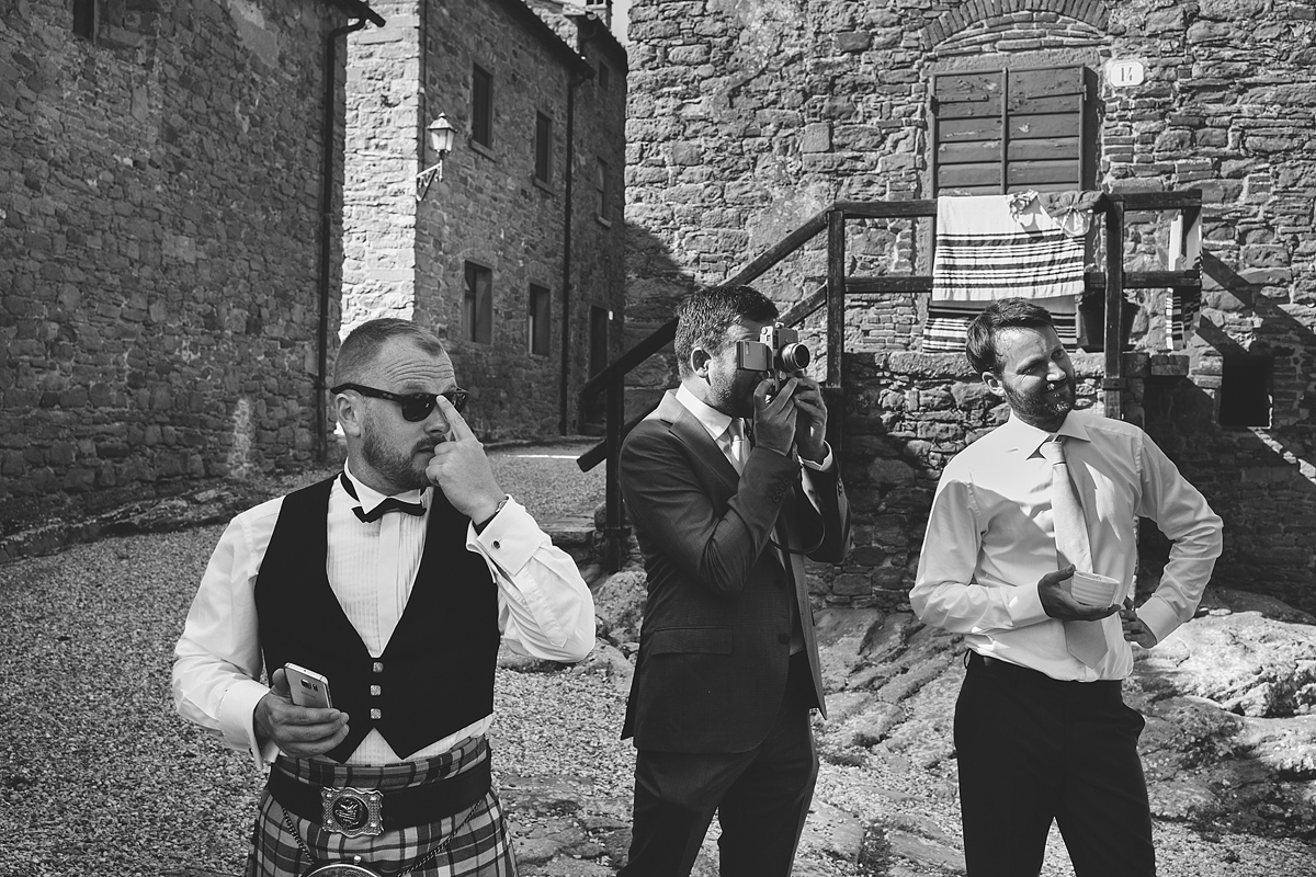 Groom and his best men