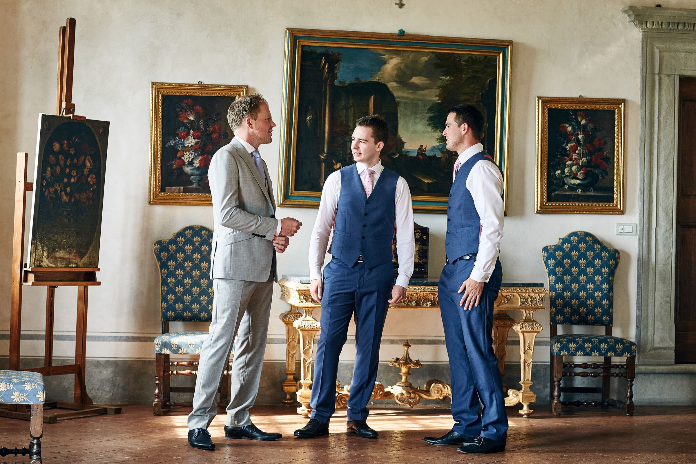 Groom and his best men