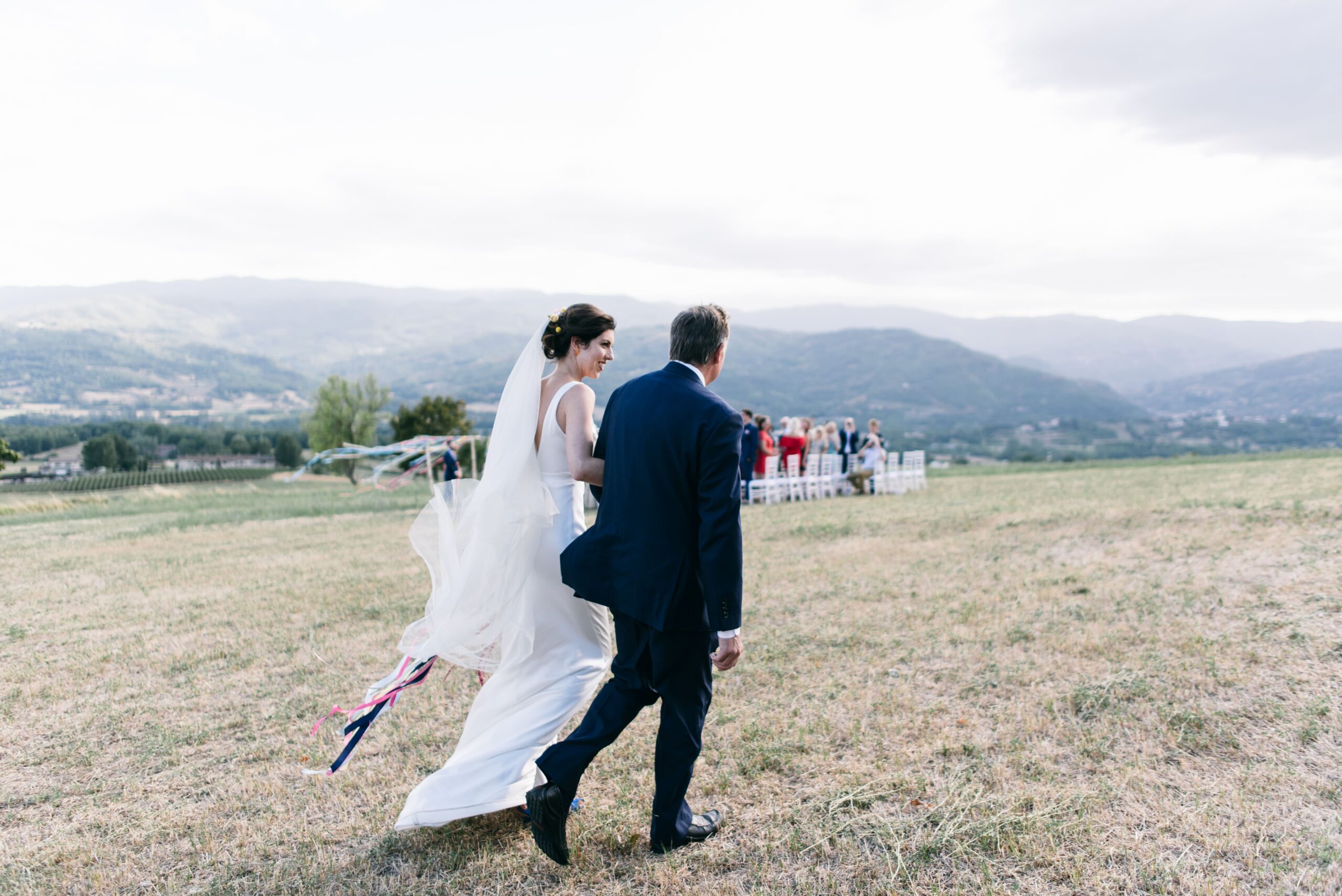 Here comes the bride