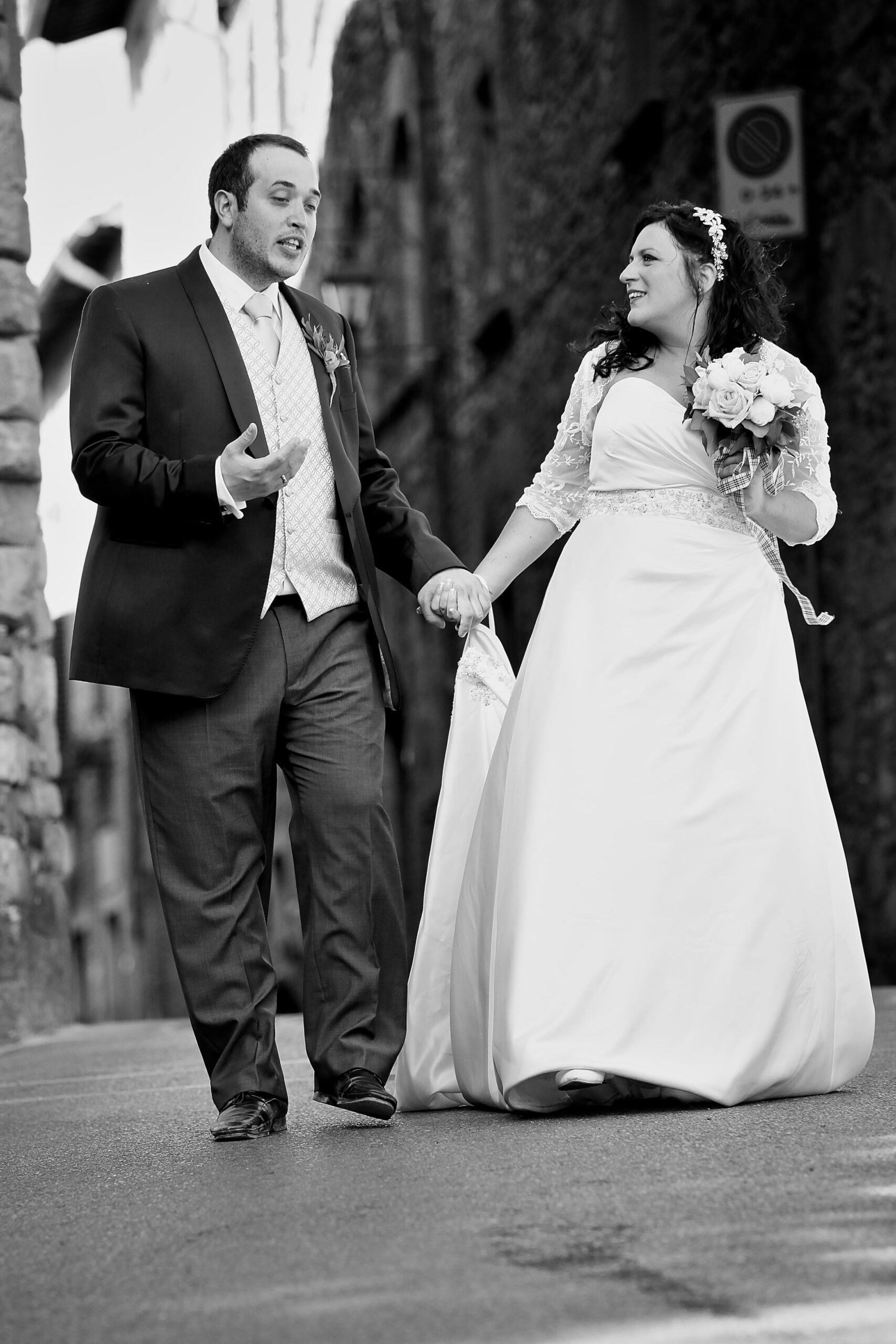 Just married in tuscany