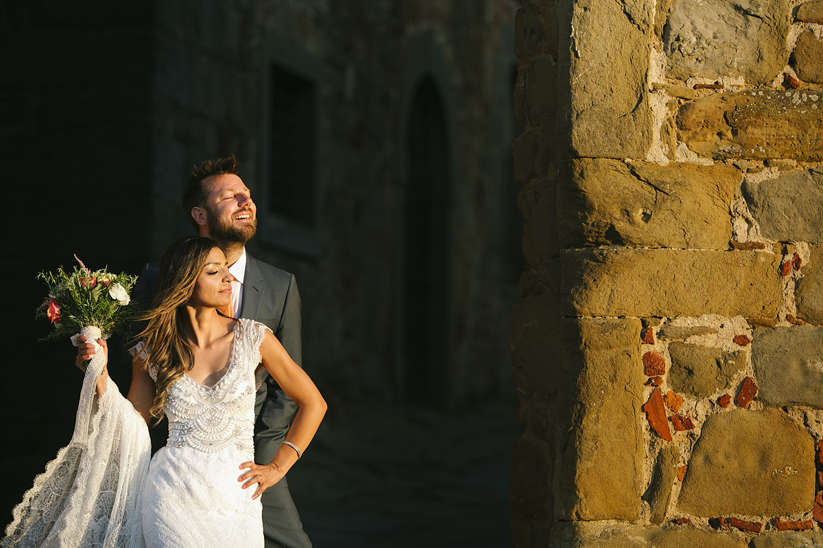 Spouses posing