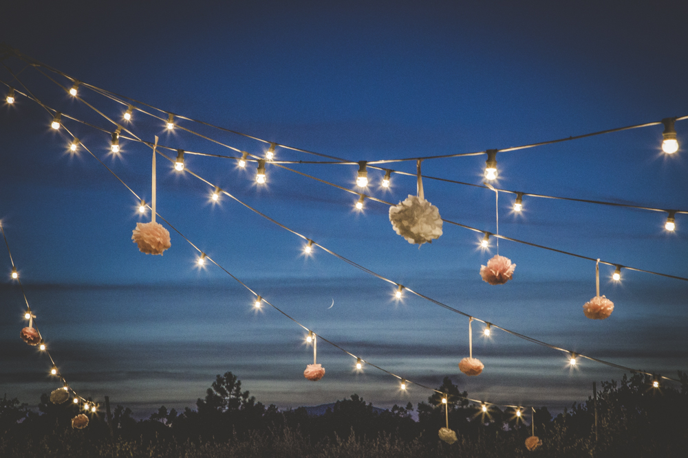 String lights and bon bons