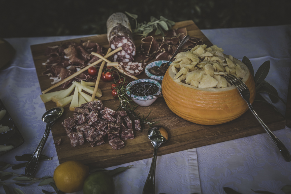 Tuscan Wedding food